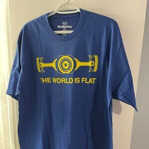 Subaru - The World Is Flat t-shirt - size 2XL - 100% cotton